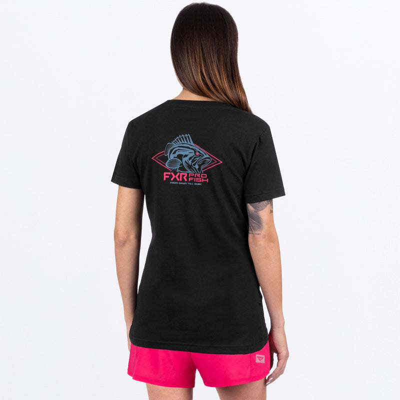 Chargez l'image dans la visionneuse de la galerie, Trophy_PremiumTShirt_W_BlackRazz_242225-_1028_Back
