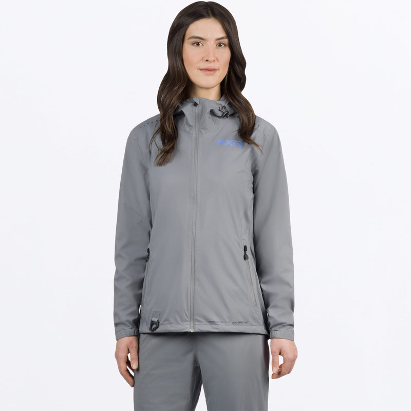 Chargez l'image dans la visionneuse de la galerie, AdventureLiteTriLaminate_Jacket_W_Grey_242206-_0500_Front

