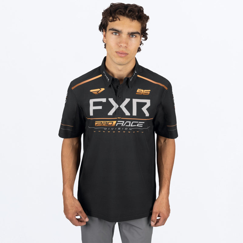 Chargez l'image dans la visionneuse de la galerie, MRaceDivPerformanceUPFPolo_Shirt_BlackKash_SKU_252010-_1062_Extra2
