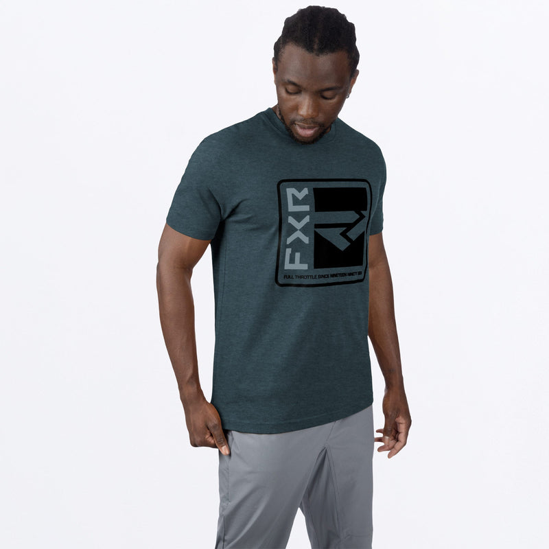 Chargez l'image dans la visionneuse de la galerie, Broadcast_Prem_Shirt_M_DarkSteelHeatherLTSteel_241311_0303_side
