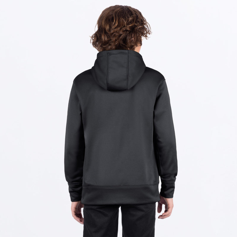 Chargez l'image dans la visionneuse de la galerie, YthRaceDivisionTechPO_Hoodie_BlackOrange_SKU_271505-_1062_Extra
