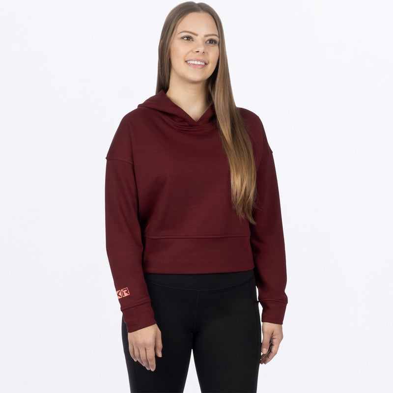 Chargez l'image dans la visionneuse de la galerie, BalanceCropped_PO_Hoodie_W_MerlotMutedMelon_232253-_2793_Front
