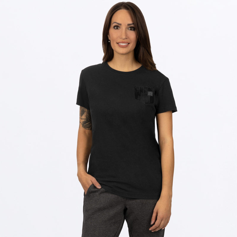 Chargez l'image dans la visionneuse de la galerie, Work_Pocket_Premium_Boyfriend_TShirt_W_Black_232222-_1000_front
