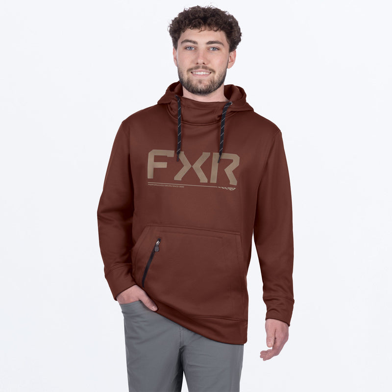Chargez l'image dans la visionneuse de la galerie, MHydrogenTechPullover_Hoodie_DarkCedarStone_SKU_271139-_1817_Front
