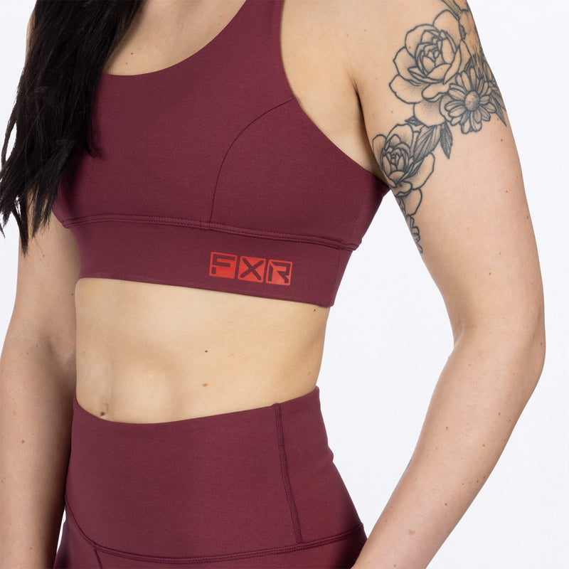 Chargez l'image dans la visionneuse de la galerie, Chakra_Sports_Bra_W_Merlot_231438-_2700_side
