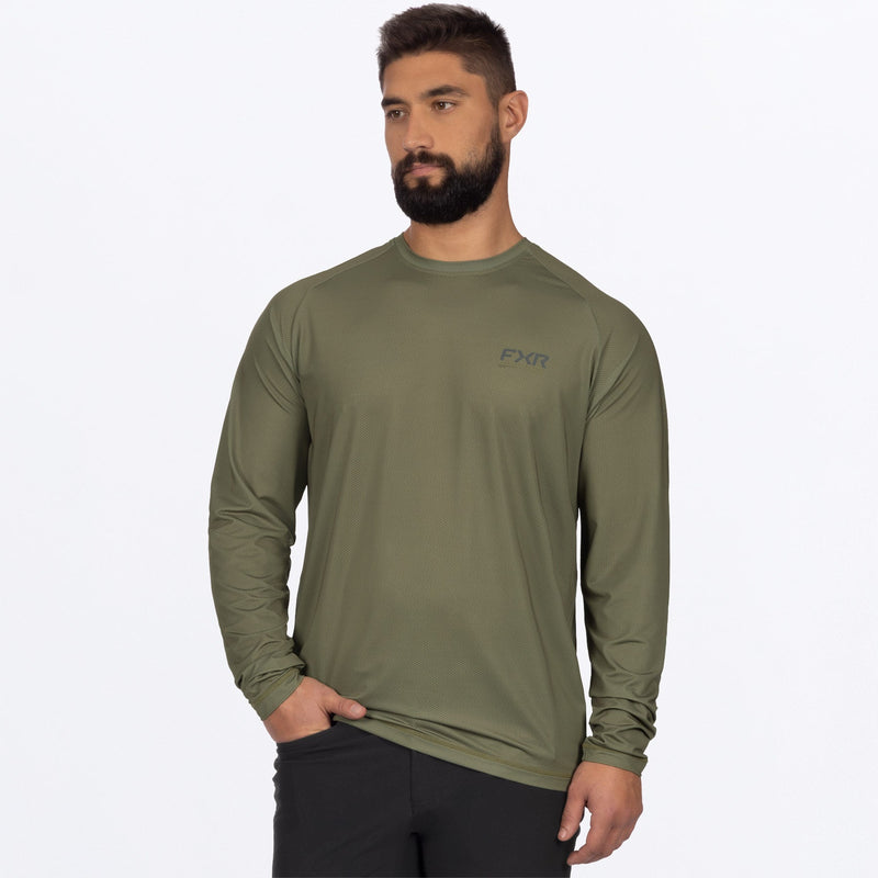 Chargez l'image dans la visionneuse de la galerie, MAttackAirUPF_Longsleeve_MossChar_SKU_262089-_7908_Front
