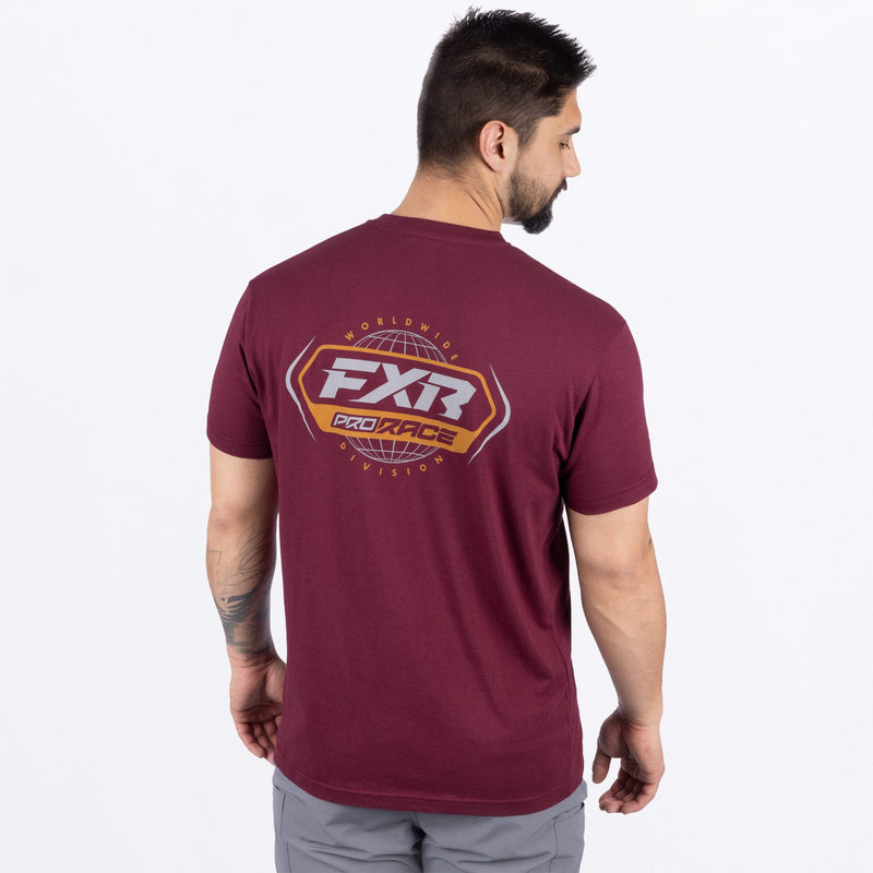 Chargez l'image dans la visionneuse de la galerie, RaceDiv_Prem_Shirt_M_MerlotMustard_251319_2760_side
