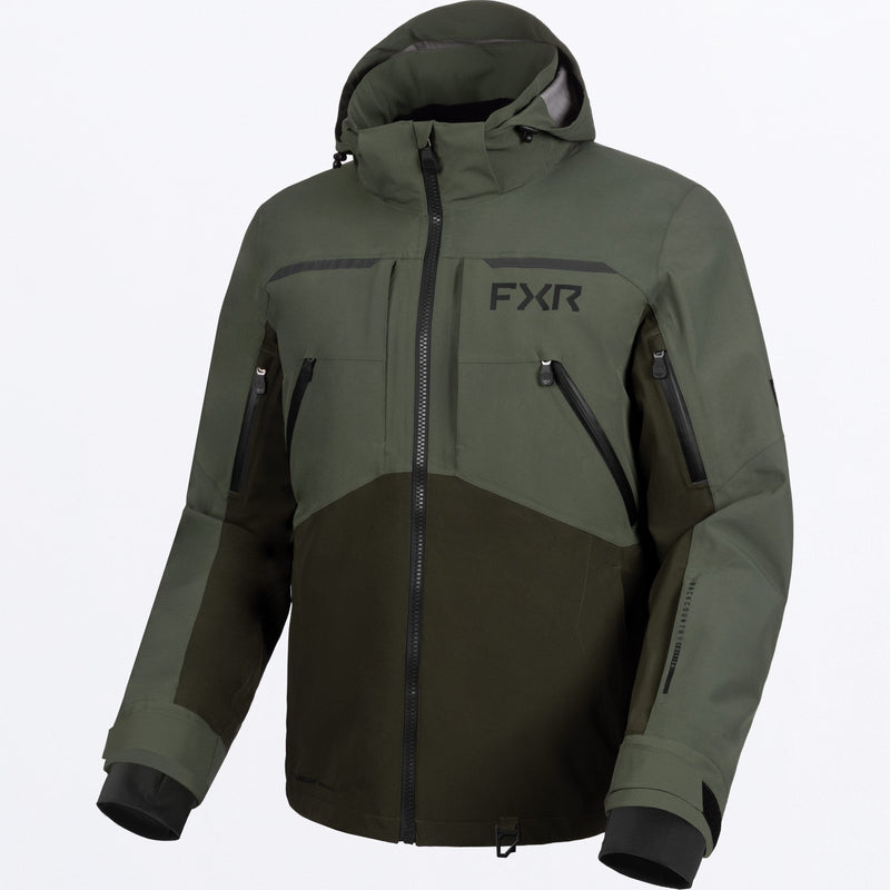 Chargez l'image dans la visionneuse de la galerie, MRidgeProTrilaminate_Jacket_OliveArmy_SKU_250090-_7875_Front
