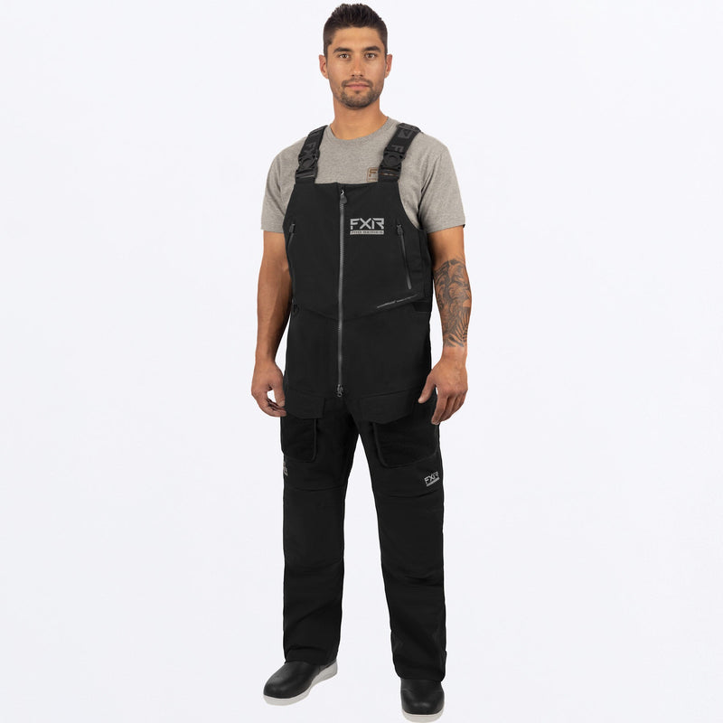 Chargez l'image dans la visionneuse de la galerie, MVaporProTri-LaminateBib_Pant_Black_SKU_232104-_0508_Front
