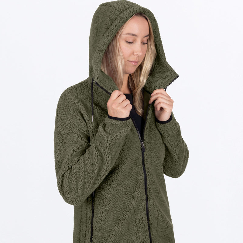 Chargez l'image dans la visionneuse de la galerie, WSapphire_SherpaHoodie_Moss_SKU_261201-_7900_Extra2
