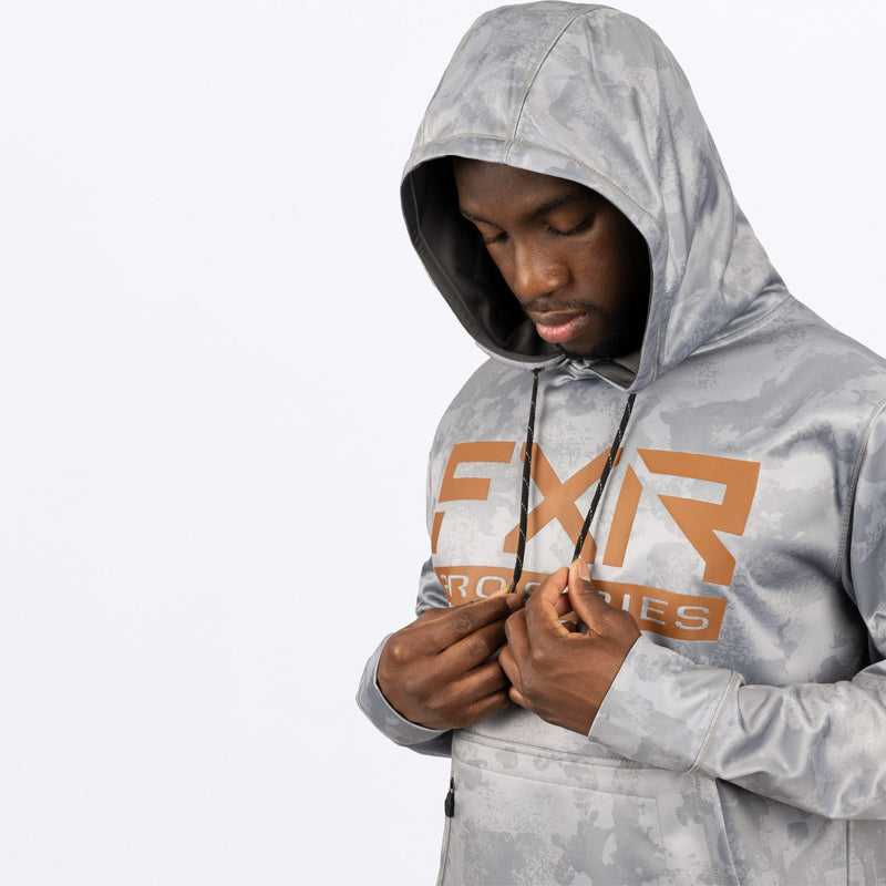 Chargez l'image dans la visionneuse de la galerie, Podium_Tech_PO_Hoodie_M_GreyCamoBronze_232037_0738_side1
