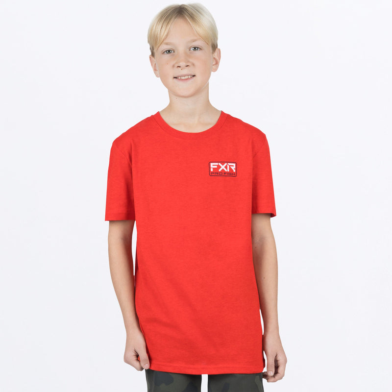 Chargez l'image dans la visionneuse de la galerie, Trophy_PremiumTShirt_Y_RedHeatherBlack_242286-_2110_front
