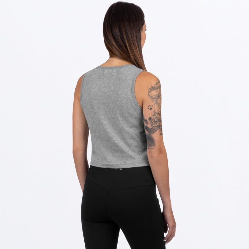 Chargez l'image dans la visionneuse de la galerie, AlignCrop_Tank_W_GreyHeatherArmyCamo_242236-_0776_back
