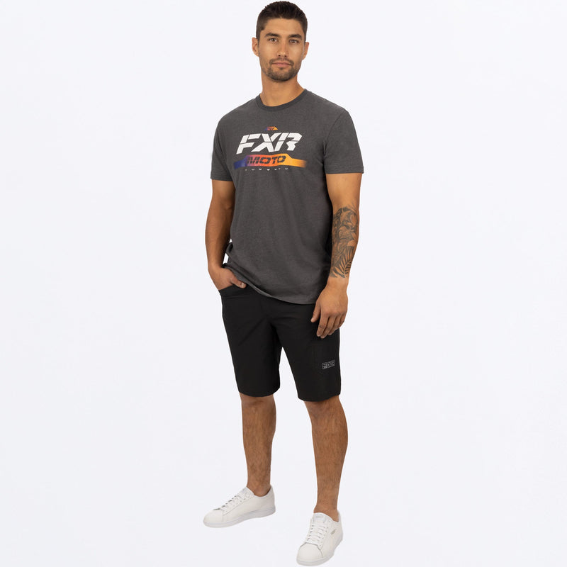 Chargez l'image dans la visionneuse de la galerie, Moto_Premium_T-Shirt_M_CharHeatherAnodized_232069_0623_fullbody
