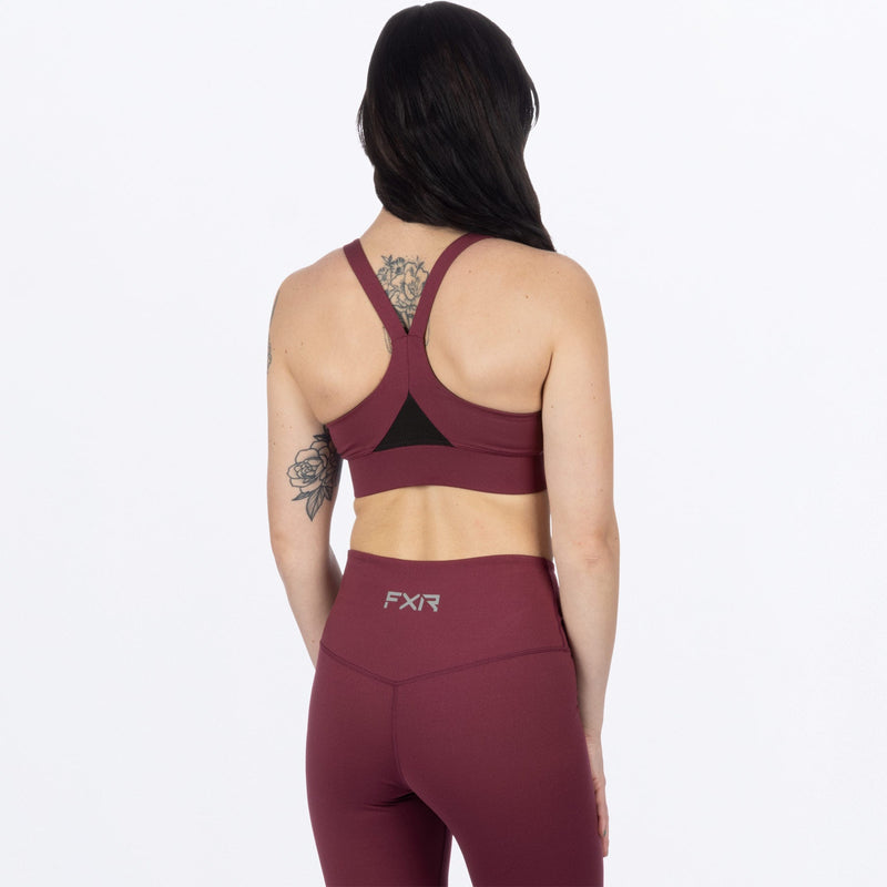 Chargez l'image dans la visionneuse de la galerie, Chakra_Sports_Bra_W_Merlot_231438-_2700_back
