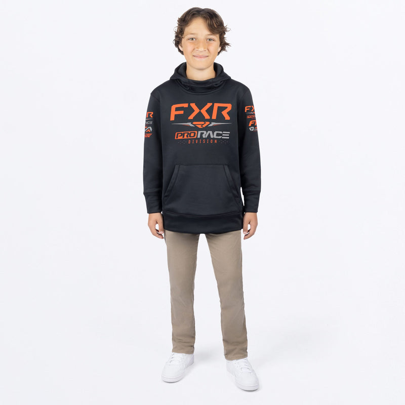 Chargez l'image dans la visionneuse de la galerie, YthRaceDivisionTechPO_Hoodie_BlackOrange_SKU_271503-_1030_Extra1
