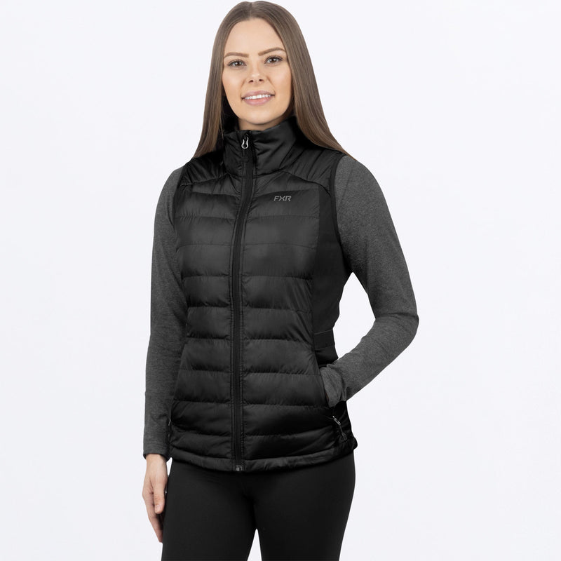 Chargez l'image dans la visionneuse de la galerie, WPhoenix_QuiltedVest_Black_SKU_261233-_1000_Front
