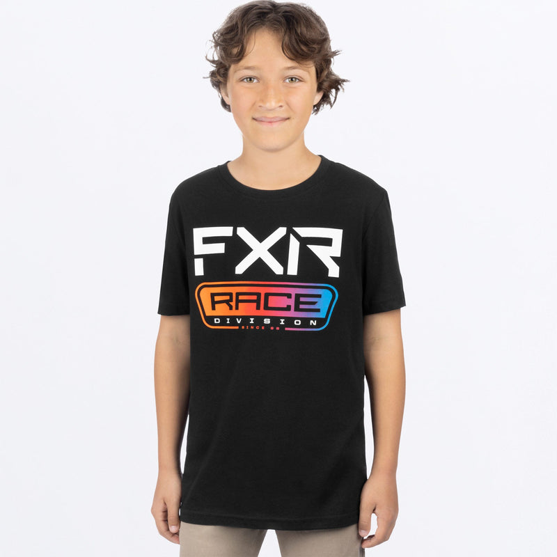 Chargez l'image dans la visionneuse de la galerie, RaceDivPrem_TShirt_Y_BlackSpectrum_241534-_1040_Front
