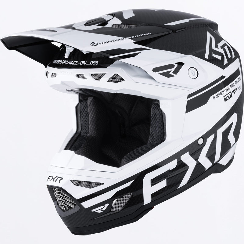 Chargez l'image dans la visionneuse de la galerie, 6DATR-3_Helmet_WhiteBlack_SKU_260610-_0110_Front

