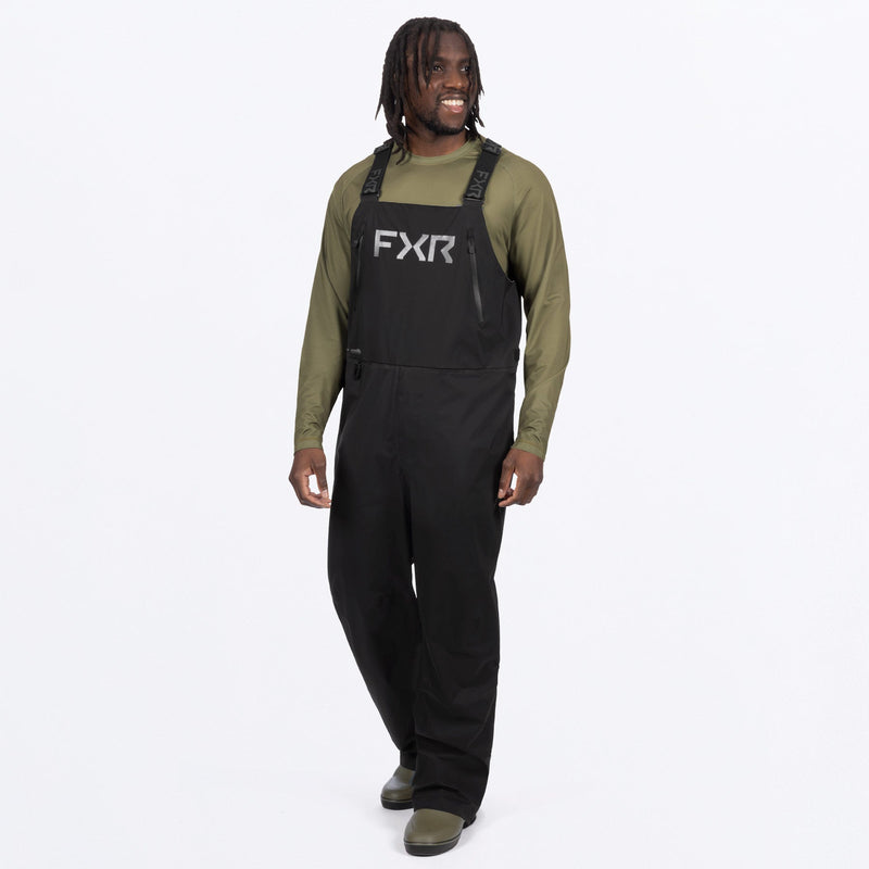Chargez l'image dans la visionneuse de la galerie, MAdventureLiteTri-LaminateBib_Pant_BlackGrey_SKU_262148-_1005_Front
