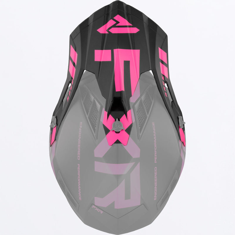 Chargez l'image dans la visionneuse de la galerie, HeliumRaceDiv_HelmetPeak_BlackEPink_221704-_1094_front
