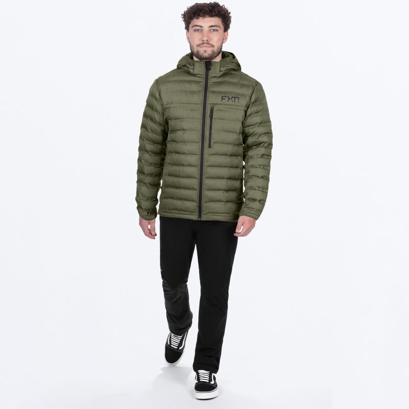 Chargez l'image dans la visionneuse de la galerie, MPodiumHybridQuilted_Jacket_Moss_SKU_261105-_7900_Extra1
