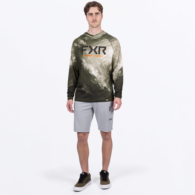 Chargez l'image dans la visionneuse de la galerie, DerbySwellAirUPF_PO_Hoodie_M_MossOrange_252098-_7930_fullbody
