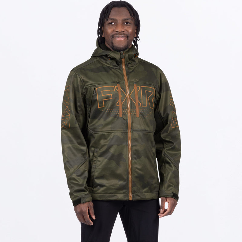 Chargez l'image dans la visionneuse de la galerie, HeliumPro_Softshell_Jacket_M_ArmyCamoCopper_252051-_7619_front
