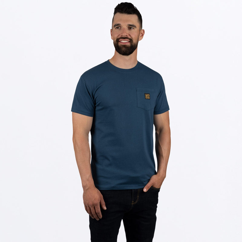 Chargez l'image dans la visionneuse de la galerie, MWorkPocketPremium_T-Shirt_DarkSteel_SKU_231300-_0300_Front
