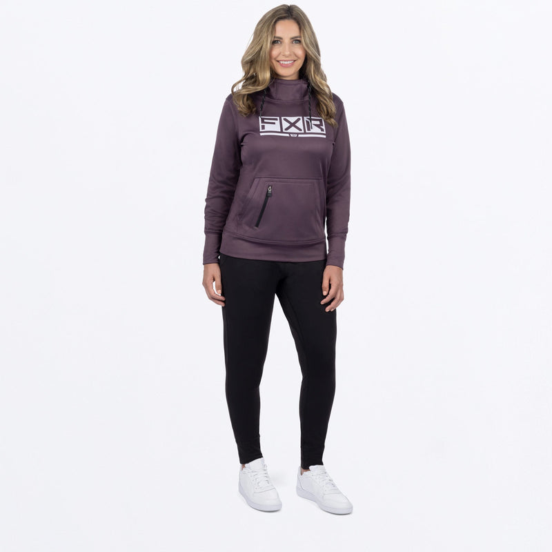 Chargez l'image dans la visionneuse de la galerie, PodiumTech_PO_Hoodie_W_MutedGrapeWhite_241215-_8487_Fullbody
