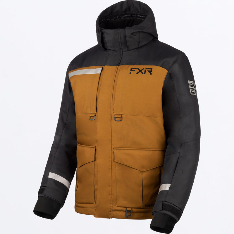 Chargez l'image dans la visionneuse de la galerie, ExcursionIcePro_Jacket_M_CopperBlack_240040-_1910_front
