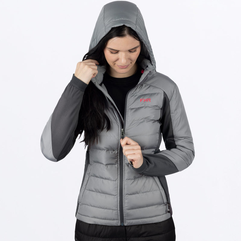 Chargez l'image dans la visionneuse de la galerie, Phoenix_Quilted_Hoodie_W_GreyChar_241206-_0508_side1
