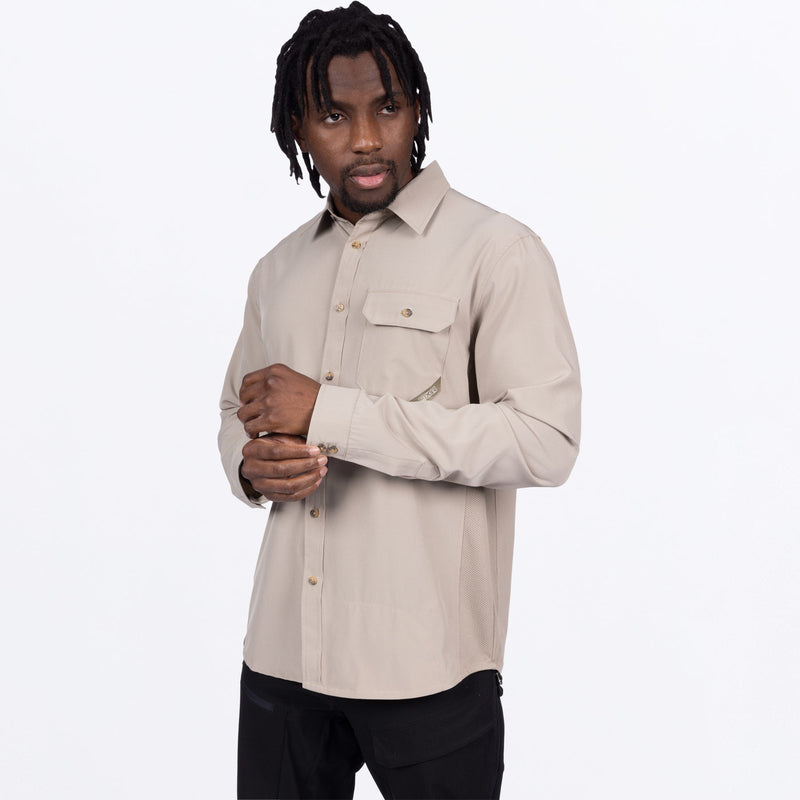Chargez l'image dans la visionneuse de la galerie, MBreezePerformanceUPFLS_Shirt_Stone_SKU_232043-_1700_Extra3
