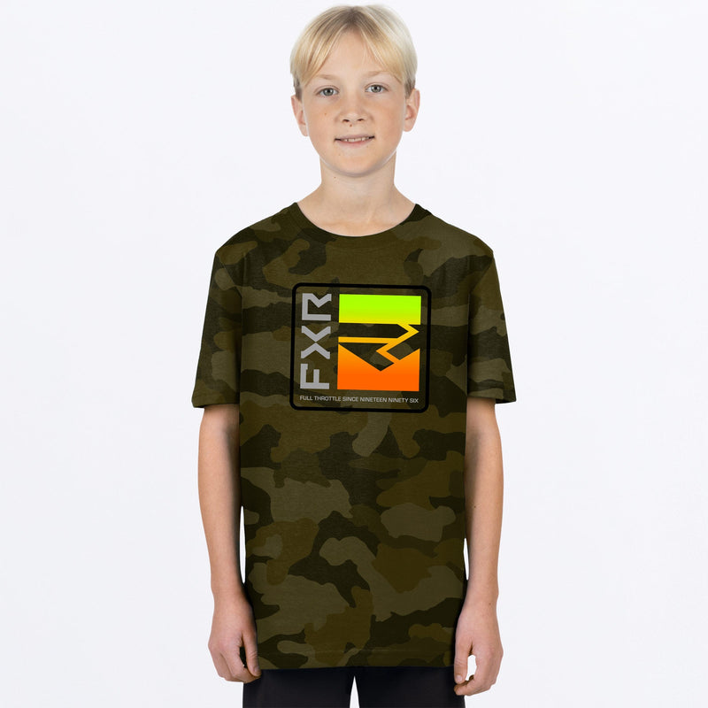 Chargez l'image dans la visionneuse de la galerie, Broadcast_PremiumTShirt_Y_ArmyCamoInferno_242285-_7626_Front
