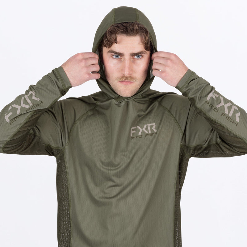Chargez l'image dans la visionneuse de la galerie, Derby-AirUPF_PO_Hoodie_M_MossStone_252097-_7917_side
