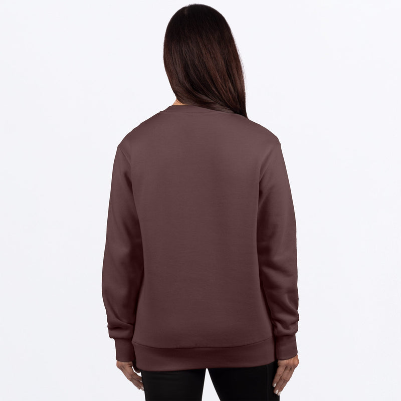 Chargez l'image dans la visionneuse de la galerie, WCore_CottonCrewneckSweater_Raisin_SKU_261215-_8400_Extra
