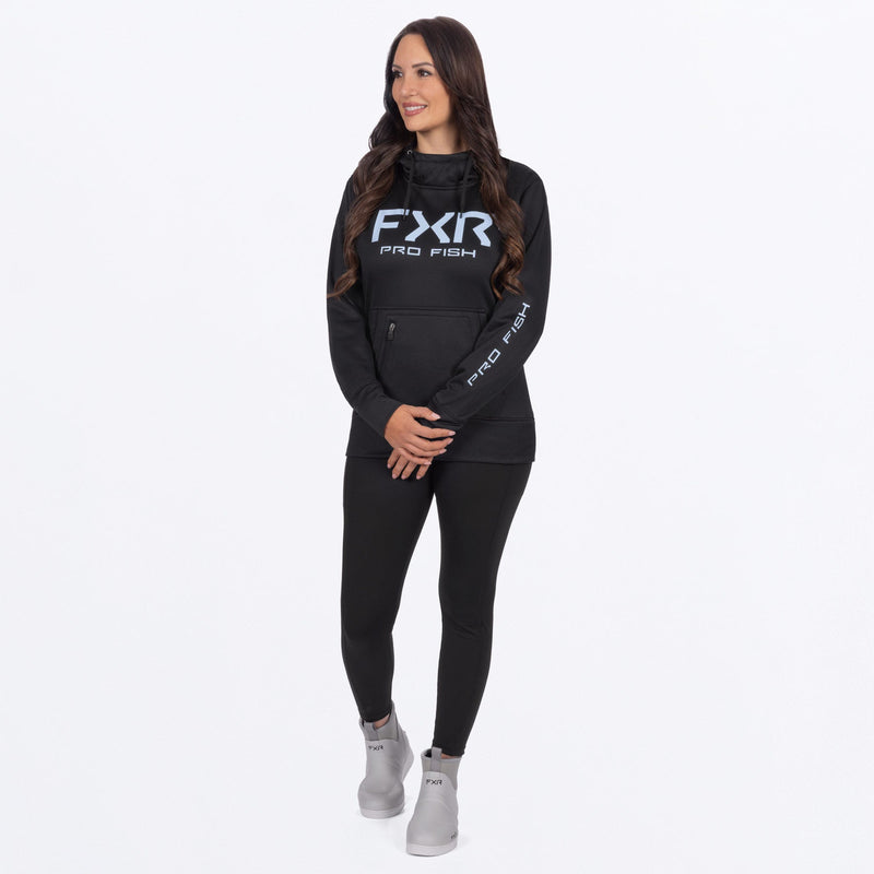 Chargez l'image dans la visionneuse de la galerie, WProFishTechPO_Hoodie_BlackMauiBlue_SKU_262215-_1059_Extra1
