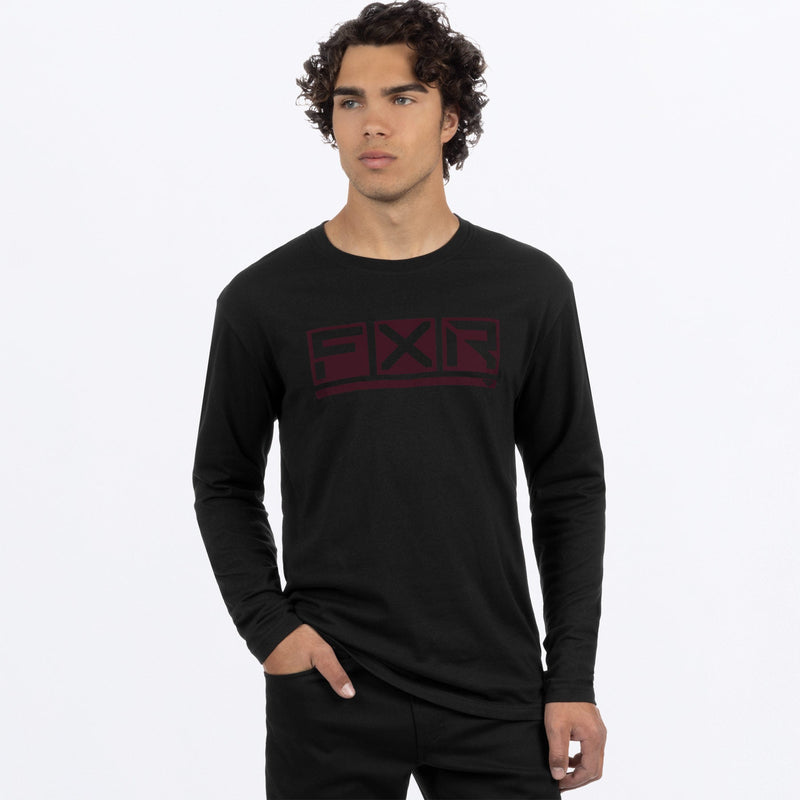 Chargez l'image dans la visionneuse de la galerie, Podium_Prem_LS_M_BlackMerlot_251326-_1027_front
