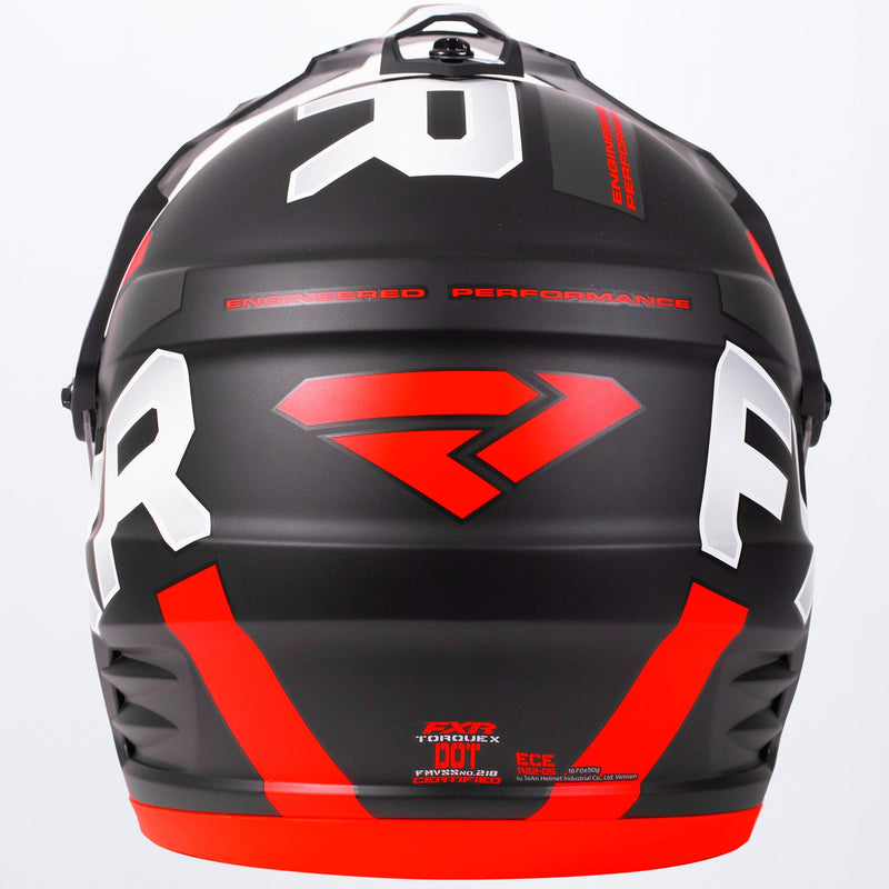 Chargez l'image dans la visionneuse de la galerie, TorqueX_Evo_Helmet_RedBlack_200622-1020_Back

