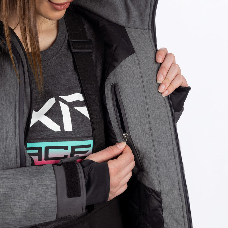 Chargez l'image dans la visionneuse de la galerie, VerticalPro_INS_Jacket_W_GreyHeatherAsphalt_241004-_0708_side2
