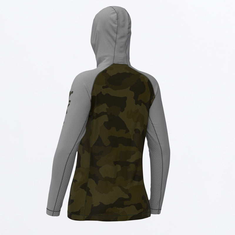 Chargez l'image dans la visionneuse de la galerie, ProAirUPFPO_Hoodie_W_ArmyCamoGrey_242241-_7605_back
