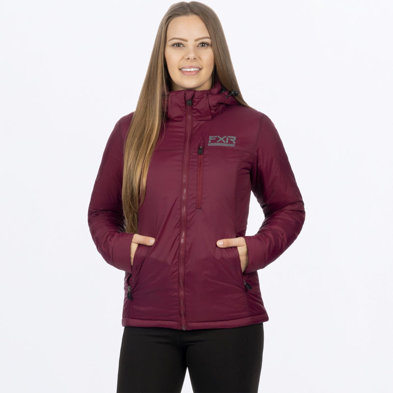 Chargez l'image dans la visionneuse de la galerie, ExpeditionLite_Jacket_W_Merlot_231040-_2700_front
