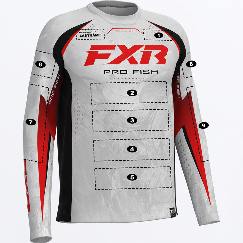 Chargez l'image dans la visionneuse de la galerie, MCustomTournamentAirUPF_Longsleeve_GreyUnderRed_SKU_262054-_0720_Front
