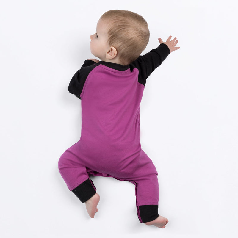 Chargez l'image dans la visionneuse de la galerie, Infant_RaceDiv_Onesie_Y_LtWineMelon_251537-_8593_back
