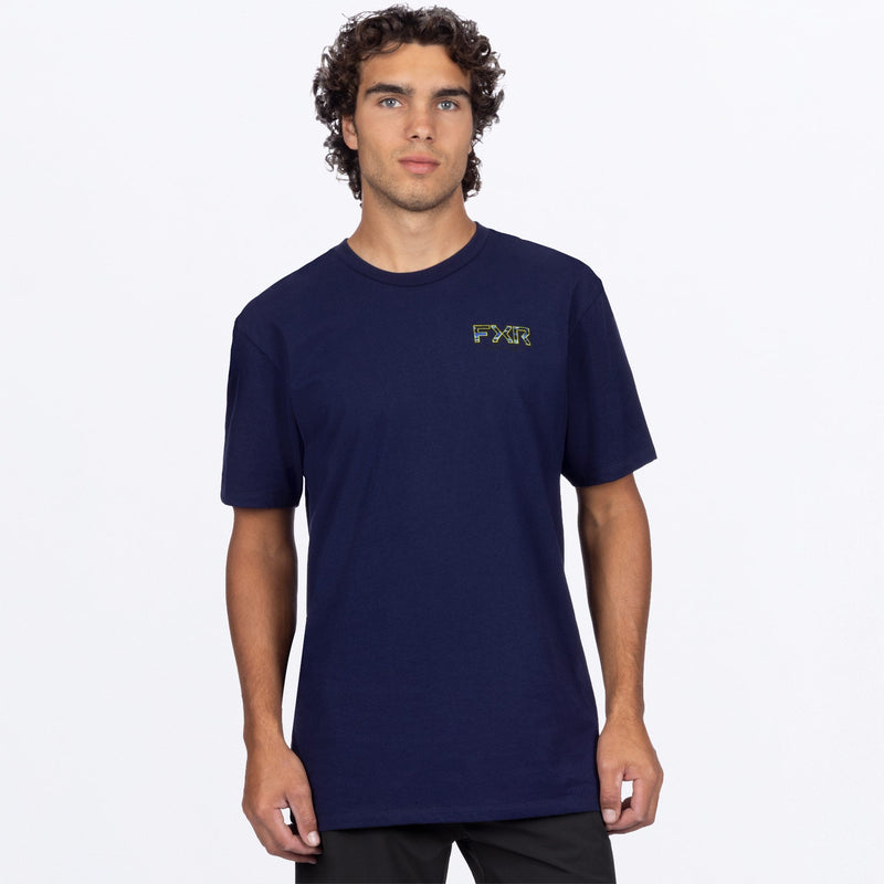 Chargez l'image dans la visionneuse de la galerie, MBigTreblePremium_T-Shirt_DeepCobaltBlueDriftCamo_SKU_262017-_4541_Front
