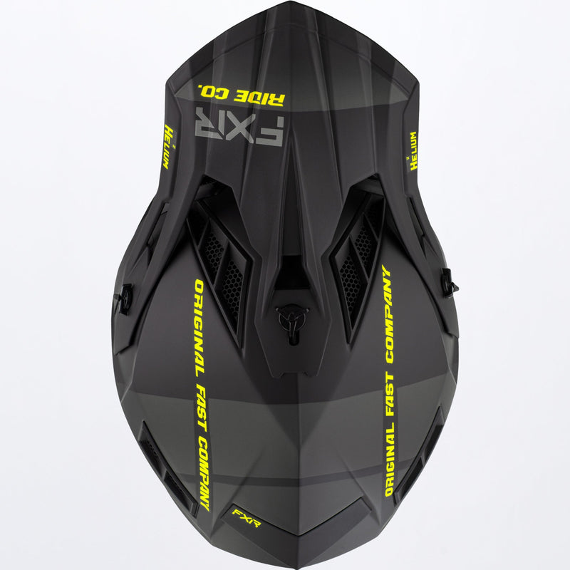 Chargez l'image dans la visionneuse de la galerie, HeliumRideCo_Helmet_BlackCharhiVis_210602-_6500_top
