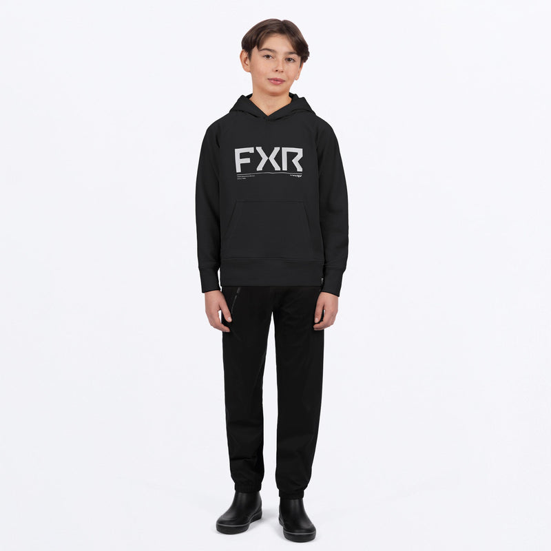 Chargez l'image dans la visionneuse de la galerie, YthPilotUPFPO_Hoodie_BlackWhite_SKU_262210-_1001_Extra1
