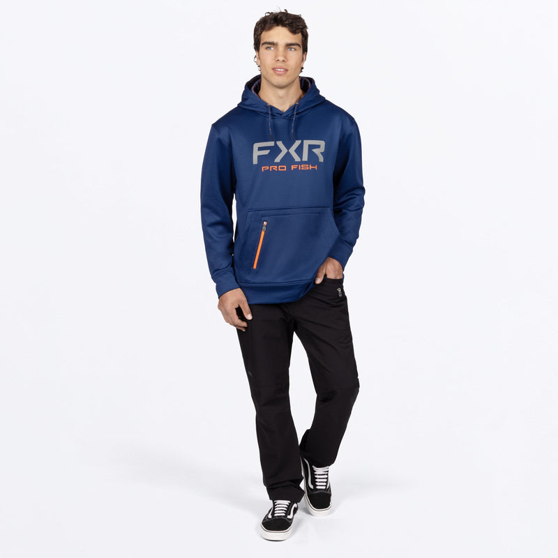 Chargez l'image dans la visionneuse de la galerie, MProFishTechPO_Hoodie_MidnightOrange_SKU_271137-_4730_Extra1
