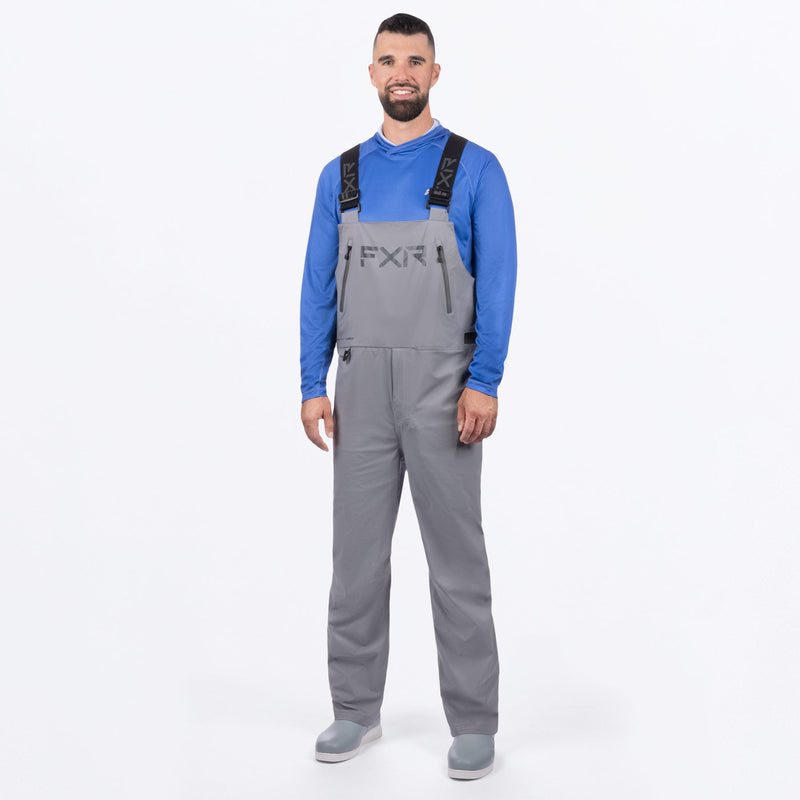 Chargez l'image dans la visionneuse de la galerie, MAdventureLiteTri-LaminateBib_Pant_Grey_SKU_242100-_0500_Front
