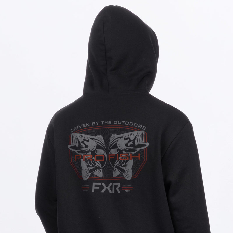 Chargez l'image dans la visionneuse de la galerie, MBassCottonPullover_Hoodie_BlackOxblood_SKU_261152-_1027_Extra2
